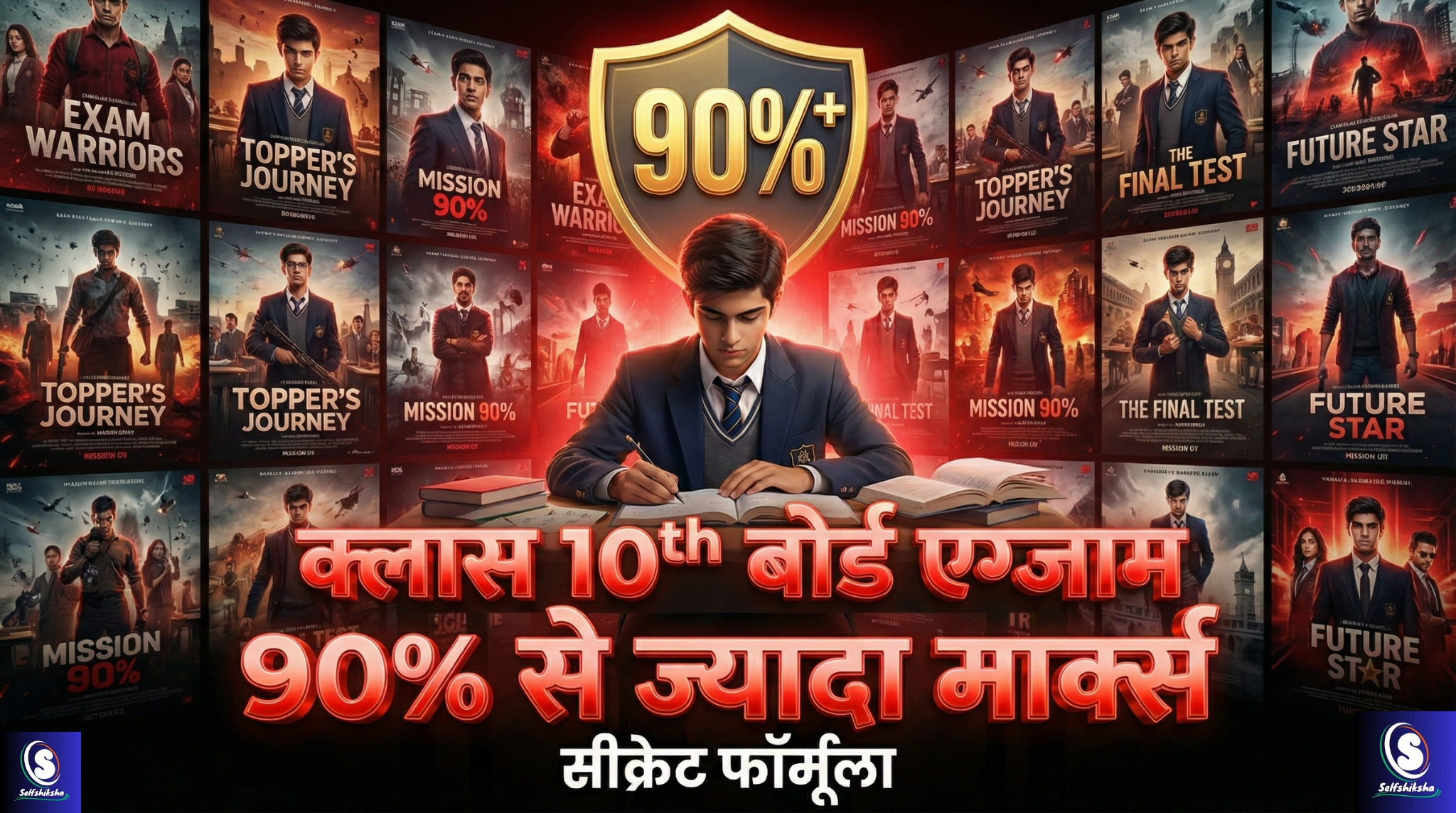 क्लास 10th बोर्ड एग्जाम की तैयारी कैसे करें – 90+ मार्क्स लाने का सीक्रेट फॉर्मूला
