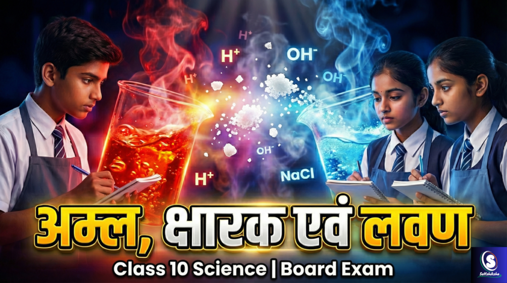 Class 10 Science Acid Bases and Salts in Hindi | अम्ल क्षारक एवं लवण