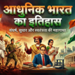 Modern History of India Poster - Aadhunik Bharat Ka Itihas - SelfShiksha