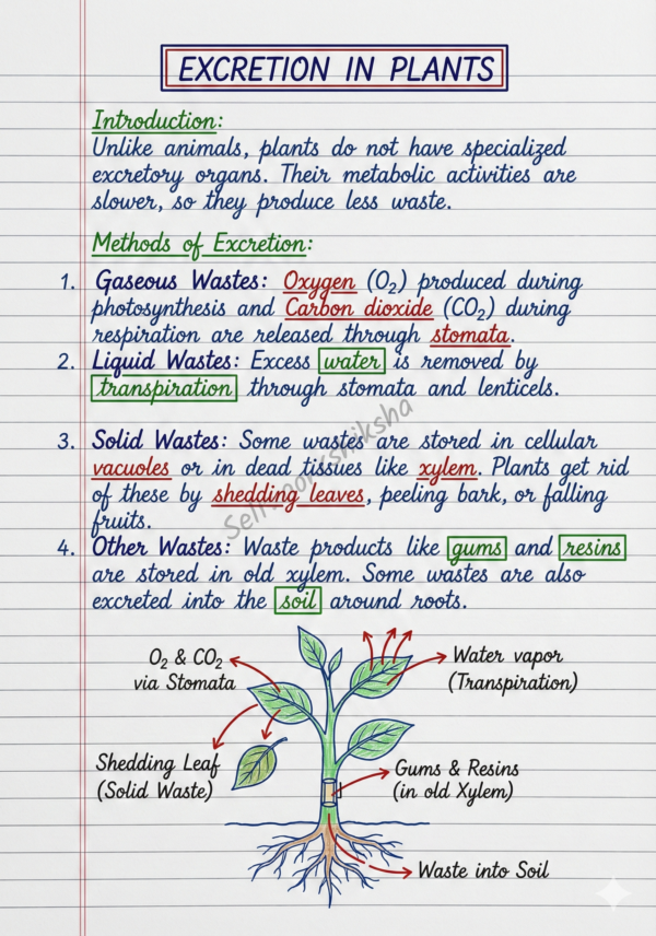 Class 10 Biology Notes PDF (CBSE) | Chapterwise Handwritten Notes