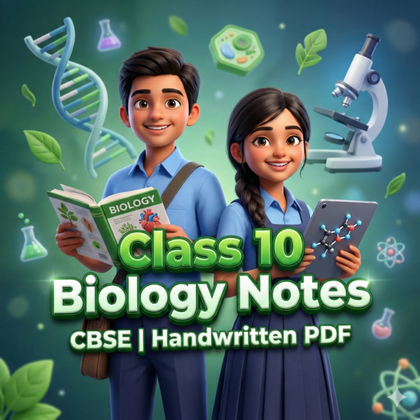 Class 10 Biology Notes PDF (CBSE) | Chapterwise Handwritten Notes