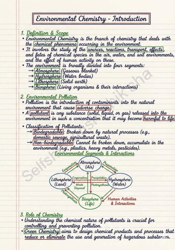 1770620483093 Class 10 Chemistry Handwritten Notes PDF (CBSE) | English Medium | Board Exam