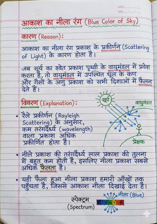 Class 10 Bihar Board Physics Notes (NCERT + BSEB) | PDF Download | हिंदी माध्यम