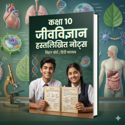 Class 10 Biology Handwritten Notes (NCERT Based) Hindi Medium | Board Exam & Revision Notes (PDF)