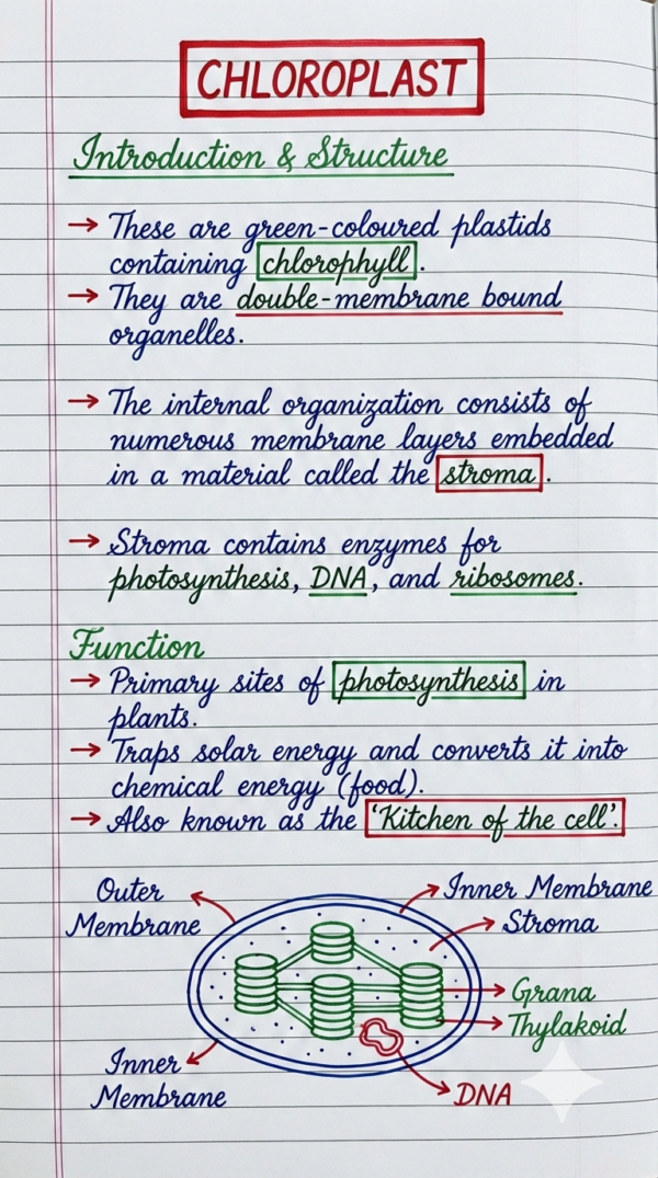 Class 9th Biology Handwritten Notes (CBSE & ICSE)