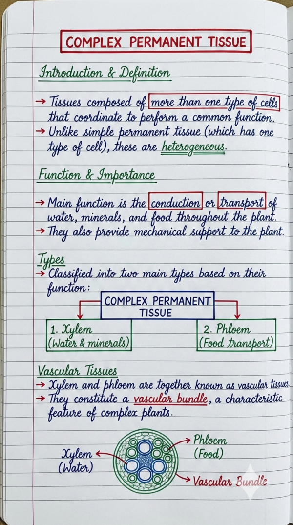 Class 9th Biology Handwritten Notes (CBSE & ICSE)