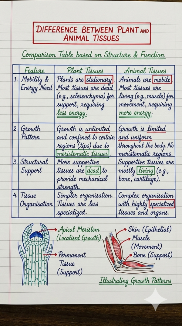 Class 9th Biology Handwritten Notes (CBSE & ICSE)