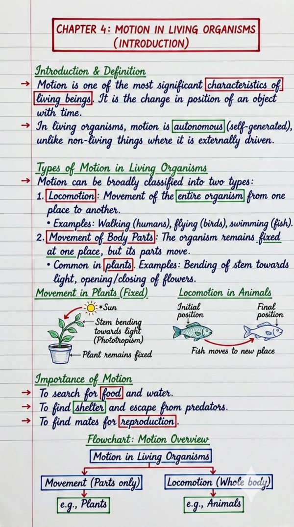 Class 9th Biology Handwritten Notes (CBSE & ICSE)