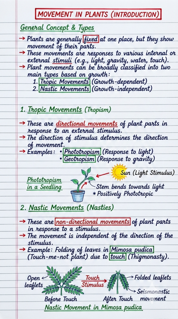 Class 9th Biology Handwritten Notes (CBSE & ICSE)
