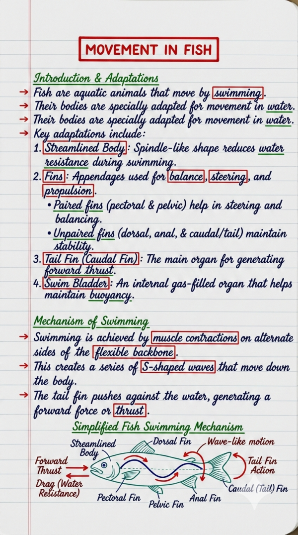 Class 9th Biology Handwritten Notes (CBSE & ICSE)
