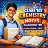 Class 10 Chemistry Handwritten Notes | CBSE English Medium PDF Class 10 Chemistry Handwritten Notes PDF CBSE English Medium for Board Exam