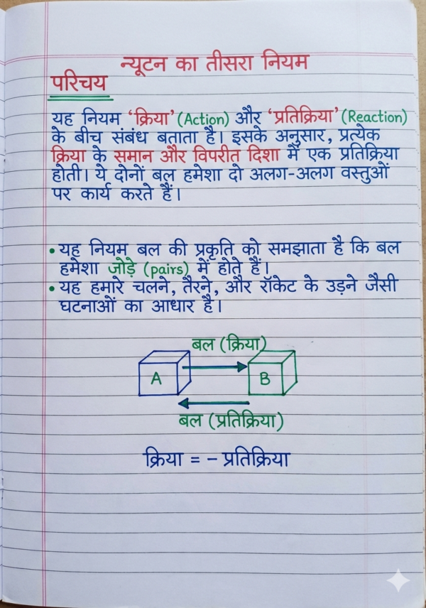 Class 9th Physics Handwritten Notes (BSEB Hindi Medium) – NCERT Based Detailed Notes PDF | Bihar Board