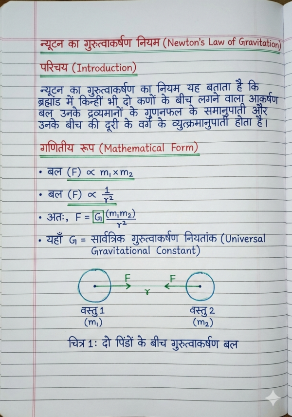 Class 9th Physics Handwritten Notes (BSEB Hindi Medium) – NCERT Based Detailed Notes PDF | Bihar Board