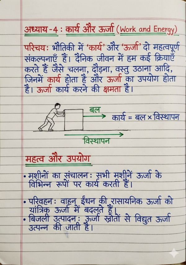 Class 9th Physics Handwritten Notes (BSEB Hindi Medium) – NCERT Based Detailed Notes PDF | Bihar Board