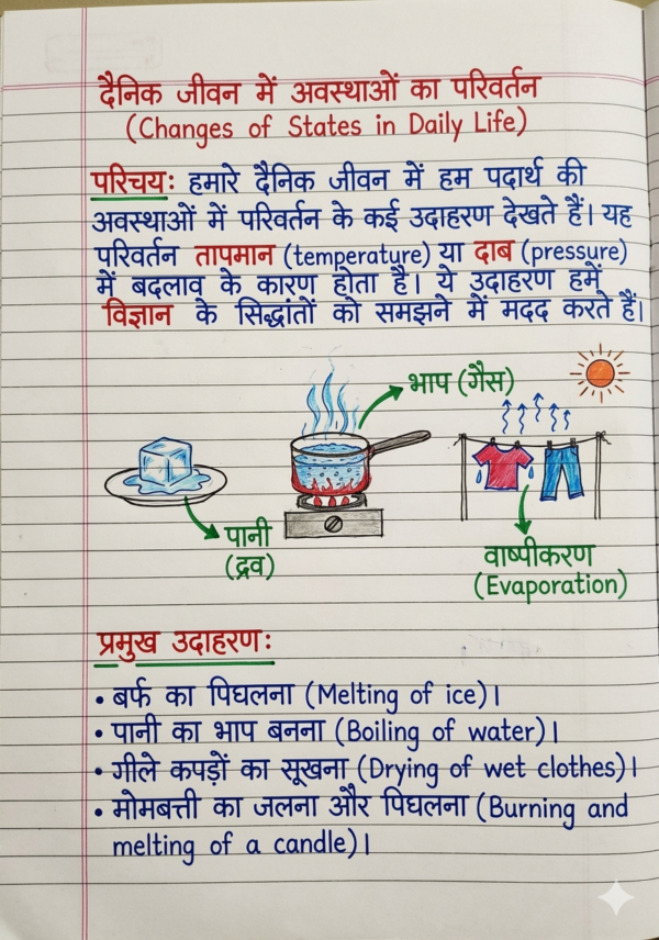 1773215896797 Class 9th Chemistry Handwritten Notes in Hindi (NCERT / BSEB Based) PDF | Selfshiksha
