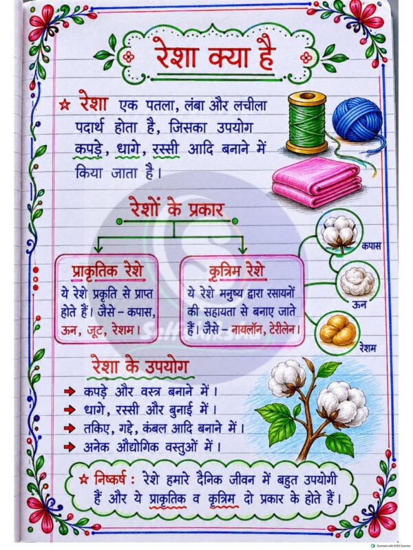 Part-1 (1)_43 Class 8 Science Handwritten Notes PDF | Colourful Premium Notes for Bihar Board & NCERT | SelfShiksha Study Material