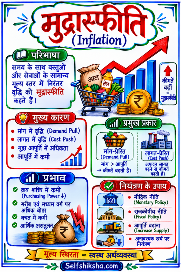 Economics One Shot Revision Notes (Colourful PDF) | UPSC, BPSC, SSC एवं सभी प्रतियोगी परीक्षाओं के लिए