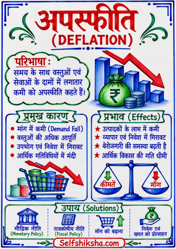 Economics One Shot Revision Notes (Colourful PDF) | UPSC, BPSC, SSC एवं सभी प्रतियोगी परीक्षाओं के लिए