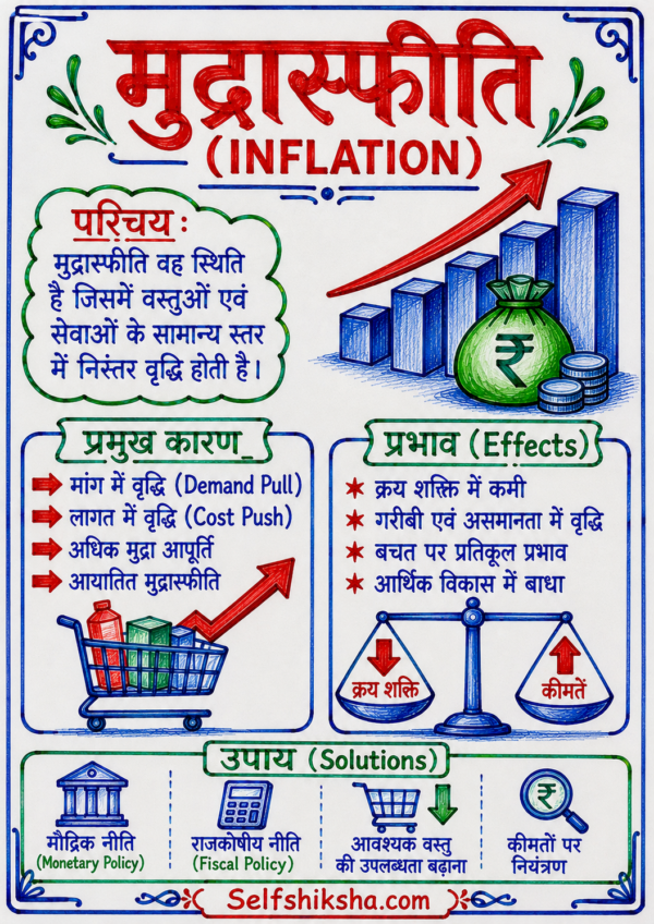 Economics One Shot Revision Notes (Colourful PDF) | UPSC, BPSC, SSC एवं सभी प्रतियोगी परीक्षाओं के लिए