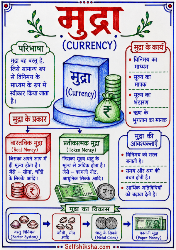 Economics One Shot Revision Notes (Colourful PDF) | UPSC, BPSC, SSC एवं सभी प्रतियोगी परीक्षाओं के लिए