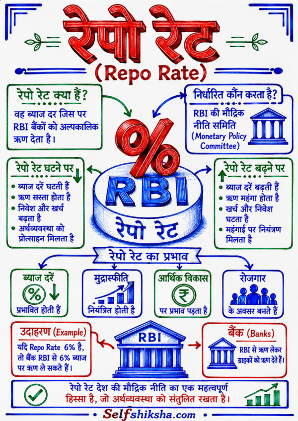 Economics One Shot Revision Notes (Colourful PDF) | UPSC, BPSC, SSC एवं सभी प्रतियोगी परीक्षाओं के लिए