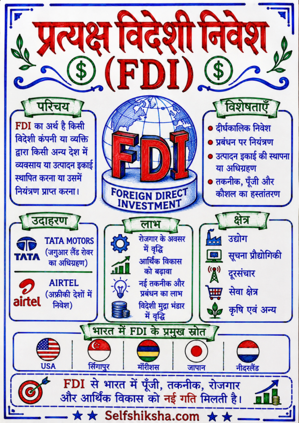 Economics One Shot Revision Notes (Colourful PDF) | UPSC, BPSC, SSC एवं सभी प्रतियोगी परीक्षाओं के लिए