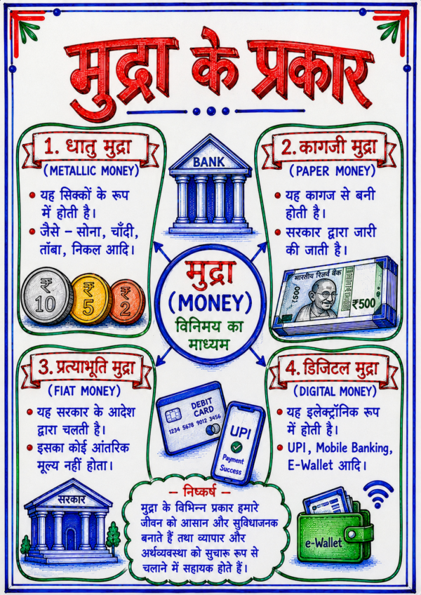 Economics One Shot Revision Notes (Colourful PDF) | UPSC, BPSC, SSC एवं सभी प्रतियोगी परीक्षाओं के लिए