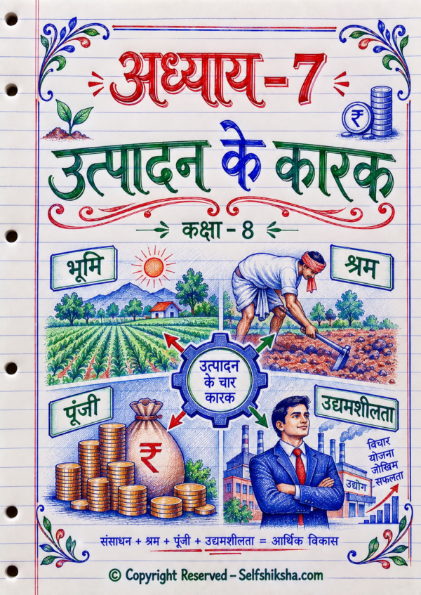 Class 8th Social Science Colourful Handwritten Notes | New NCERT Pattern | Selfshiksha.com