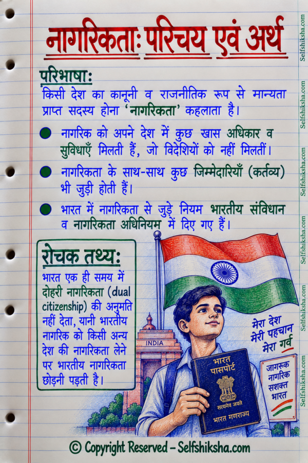 Class 8th Social Science Colourful Handwritten Notes | New NCERT Pattern | Selfshiksha.com