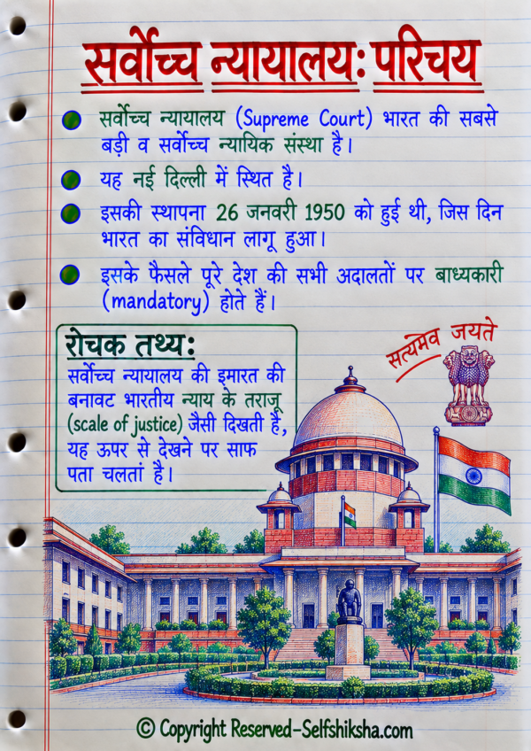 Class 8th Social Science Colourful Handwritten Notes | New NCERT Pattern | Selfshiksha.com