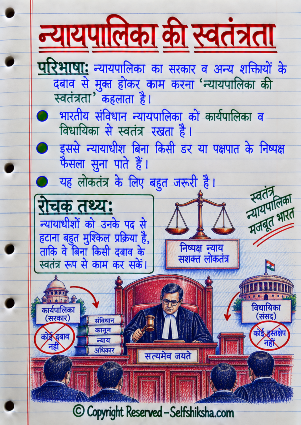 Class 8th Social Science Colourful Handwritten Notes | New NCERT Pattern | Selfshiksha.com
