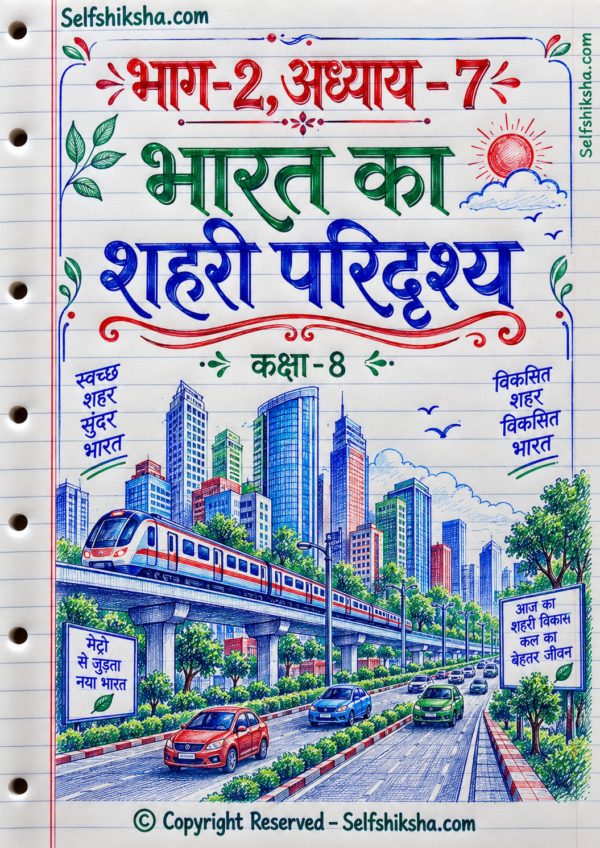 Class 8th Social Science Colourful Handwritten Notes | New NCERT Pattern | Selfshiksha.com