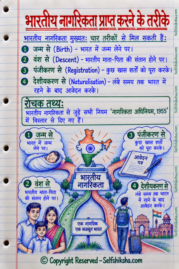 Class 8th Social Science Colourful Handwritten Notes | New NCERT Pattern | Selfshiksha.com